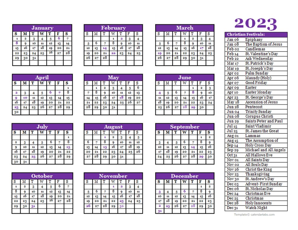 Christian Calendar 2023: List of Christian Festivals and Holidays 2023 in India