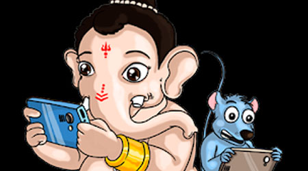 Ganesh Chaturthi 2023 WhatsApp Stickers: Ganpati Animated Stickers for  WhatsApp, Instagram, Snapchat – Ganpati Sevak