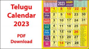 Telugu Calendar 2022 PDF – Telugu Panchangam 2022 Download, Festivals and Holidays List