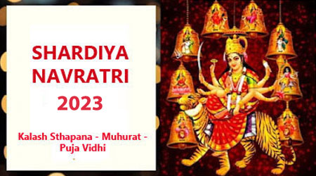 Shardiya Navratri Ghatasthapana 2023, Kalash Sthapana Shubh Muhurat Time, Vidhi, Choghadiya Table