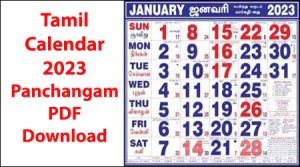 Tamil Calendar 2023 PDF: Tamil Monthly Panchangam 2023 Download