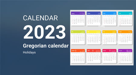 Gregorian Calendar 2023 PDF Download - Gregorian Date Today
